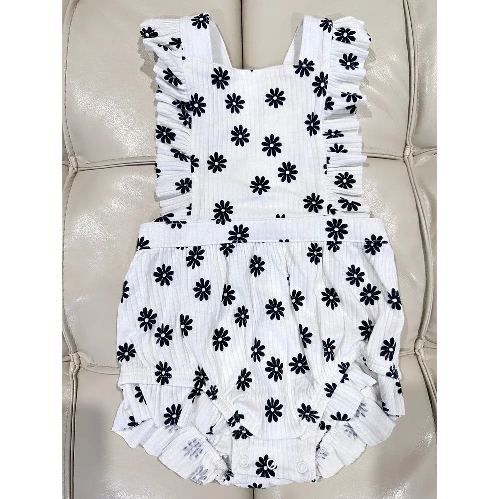 3 pc Cat & Jack Baby girl summer rompers 6-9 mos